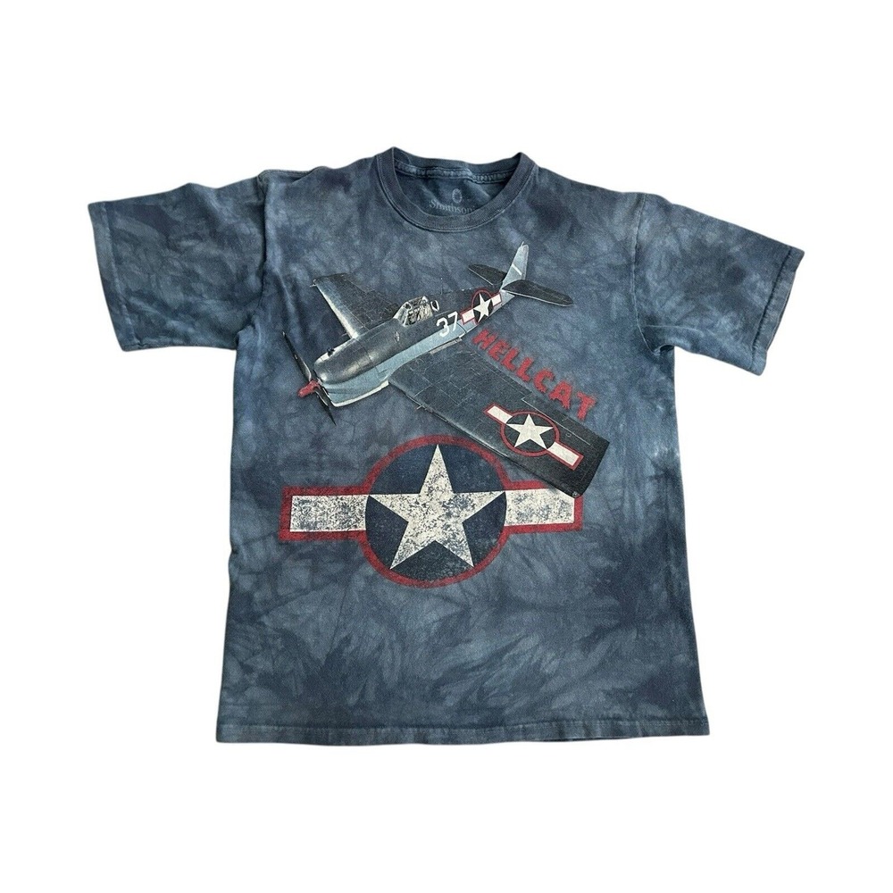 Grumman F6F Hellcat The Mountain T-Shirt The Smithsonian Rare Unisex HTF Small‎